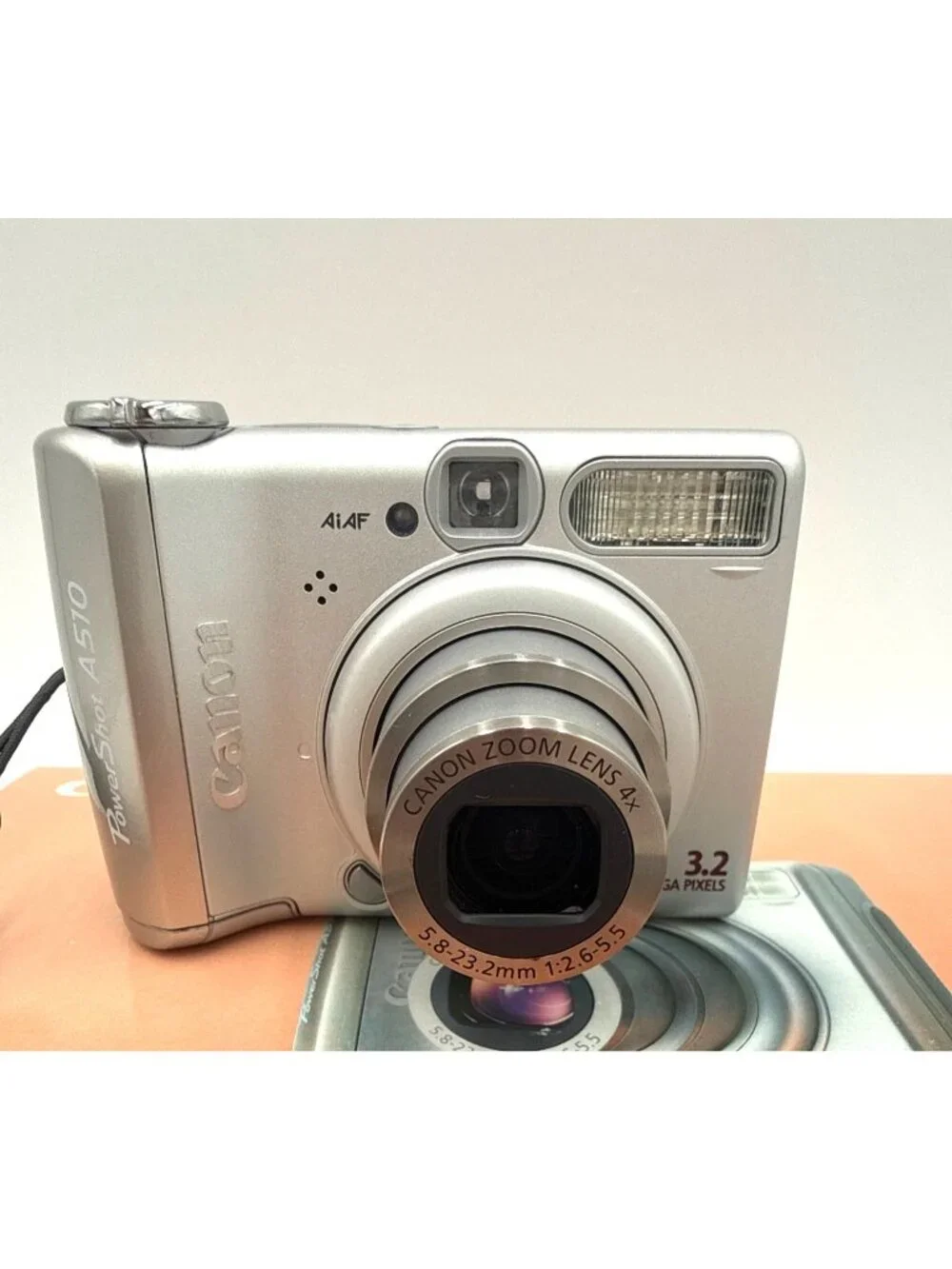 Canon PowerShot A510 Digital Camera 3.2 MP With 4x Optical Zoom Silver WORKS